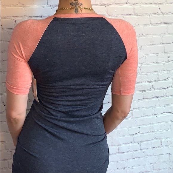 SOFT T-Shirt sheath dress knee length form fit XXS - Picture 5 of 8